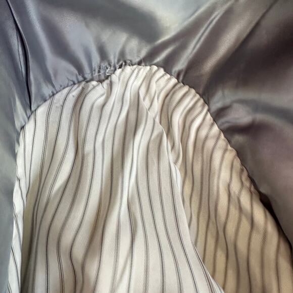 Gray Striped Men's Blazer - Picture 7 of 13